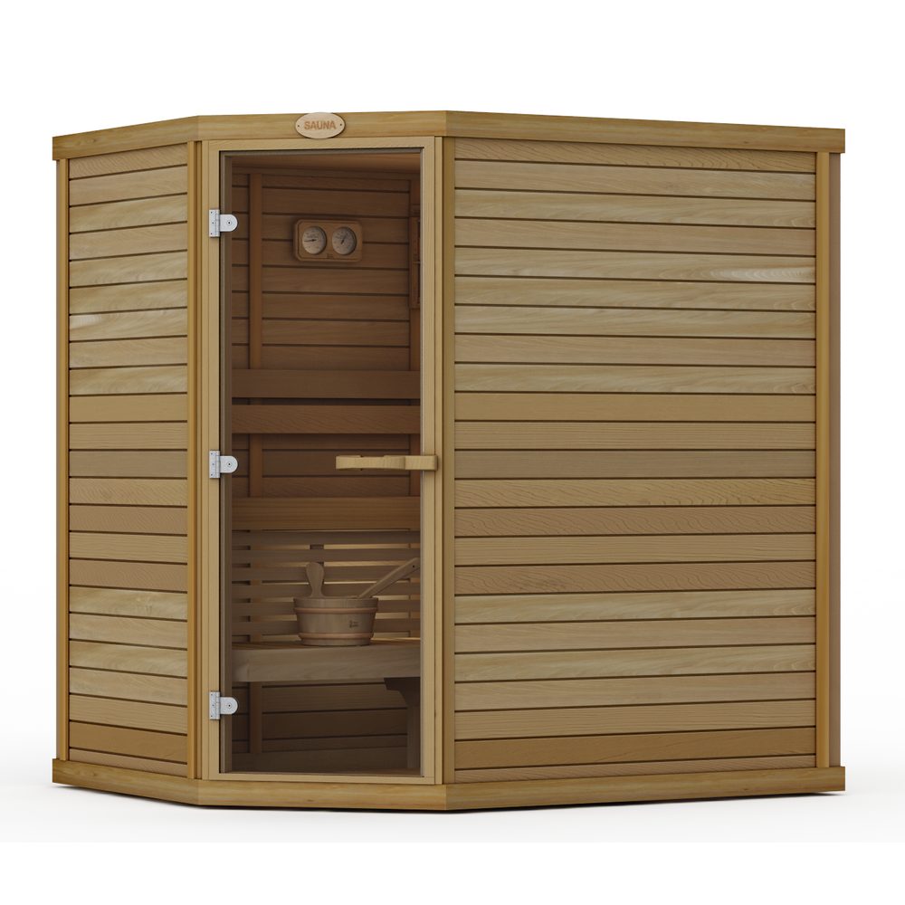SAWO Indoor Sauna Standard Cedar Corner