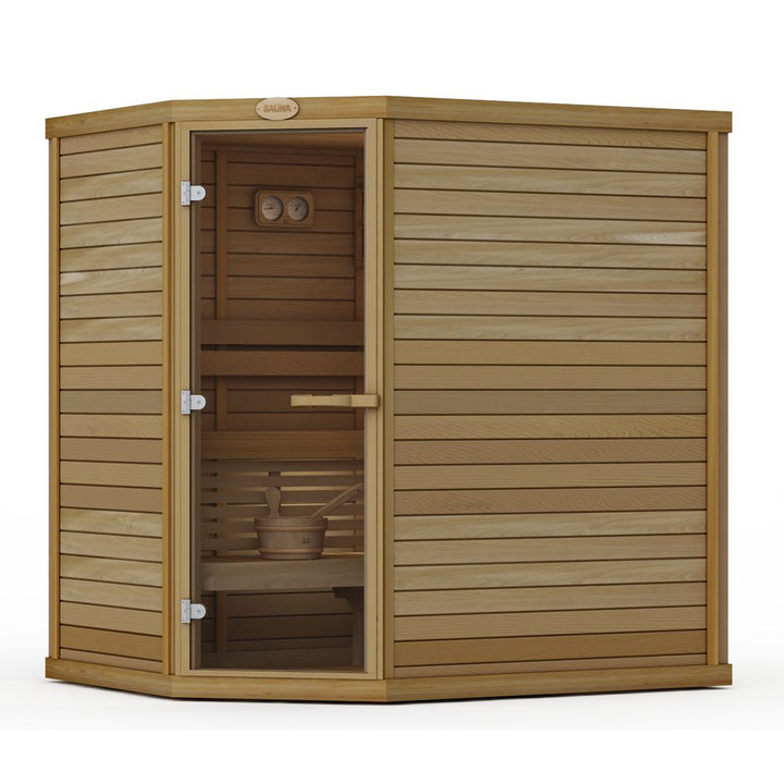 SAWO Indoor Sauna Standard Cedar Corner