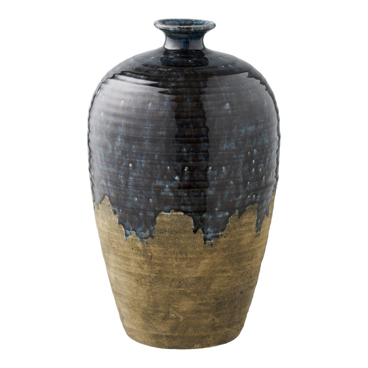 House Nordic mörkblå keramisk vas Ø27 × 44,5 cm