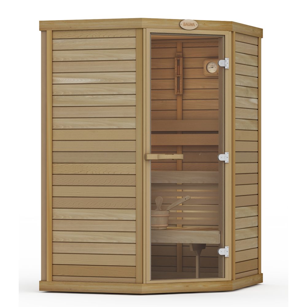 SAWO Indoor Sauna Standard Cedar Corner