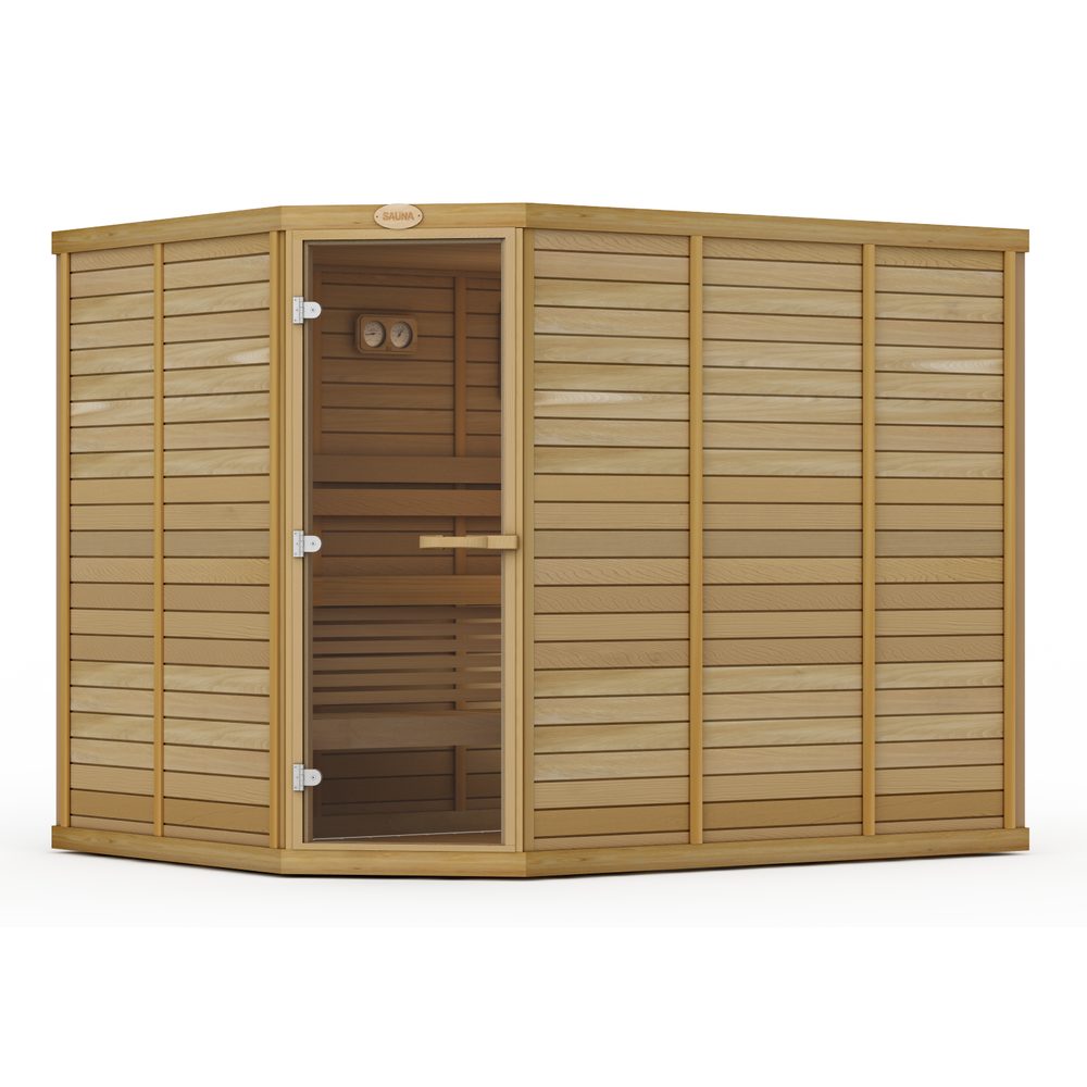 SAWO Indoor Sauna Standard Cedar Corner