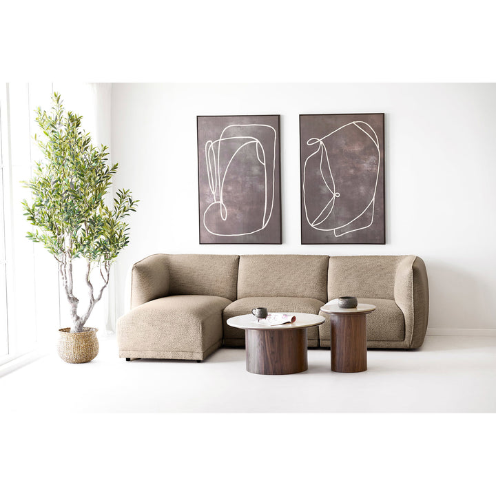 House Nordic Apia canvastavla nr 1 mörkbrun 93 × 123 cm