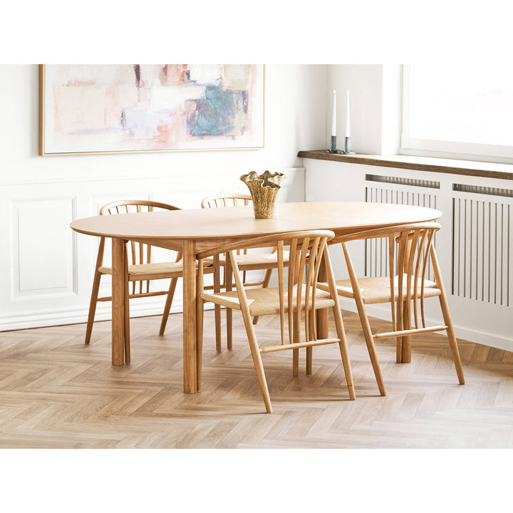 House Nordic Inez canvastavla med handmålade detaljer sand/beige 100 × 150 cm