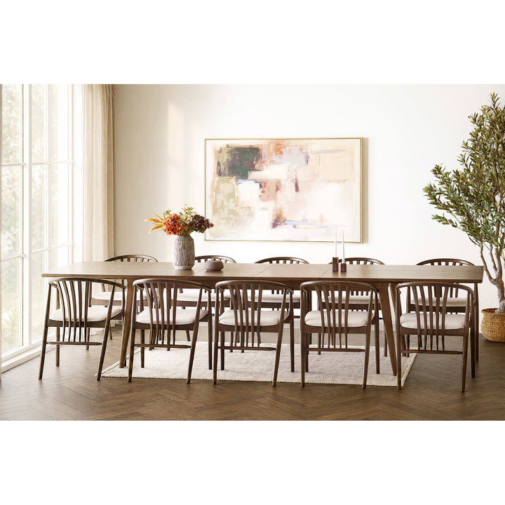 House Nordic Inez canvastavla med handmålade detaljer sand/beige 100 × 150 cm
