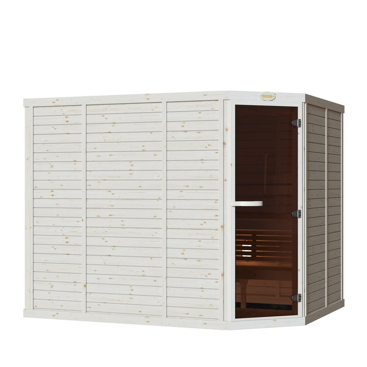 SAWO Indoor Sauna Standard Spruce Corner