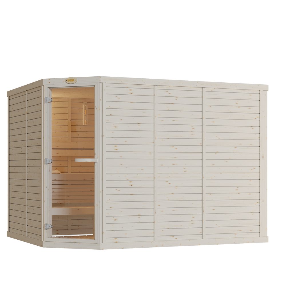 SAWO Indoor Sauna Standard Spruce Corner
