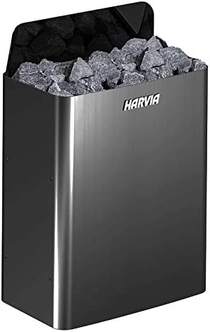 Harvia Wall Black 9,0 kW Bastuaggregat – utan styrenhet (väggmontera