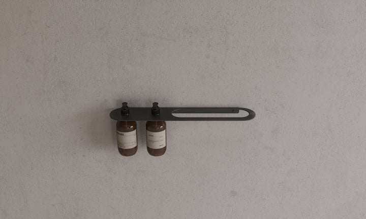 Copenhagen Bath Towel rail with soap shelf