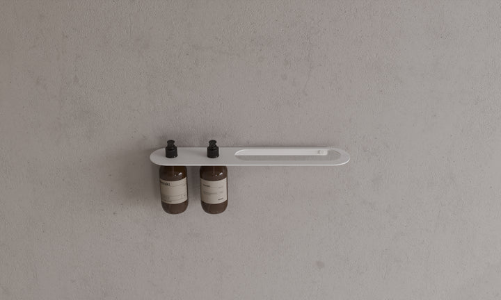 Copenhagen Bath Towel rail with soap shelf