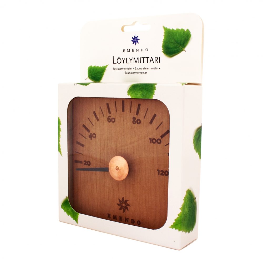 Emendo Wooden Sauna Thermometer