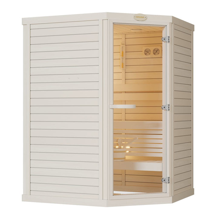 SAWO Indoor Sauna Standard Aspen corner
