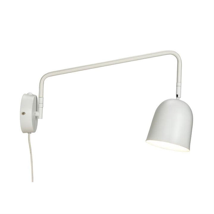 Dyberg Larsen Manchester vägglampa vit – detaljvy