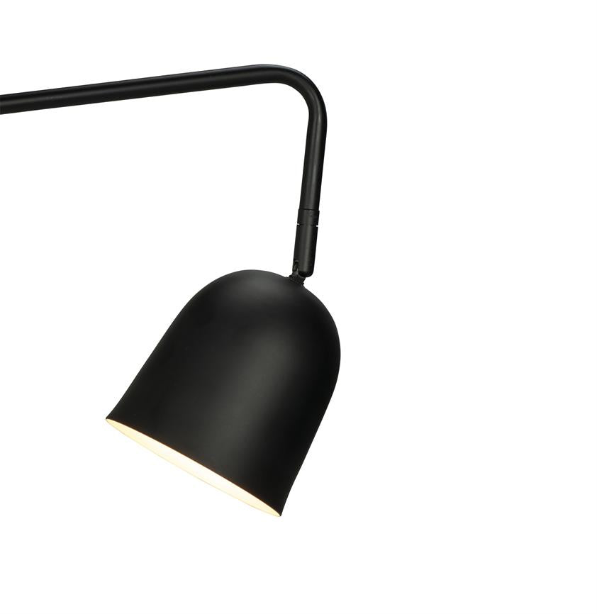 Dyberg Larsen Manchester vägglampa svart – detaljvy