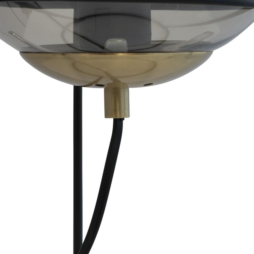 Dyberg Larsen Moon bordslampa Smoke – detaljvy