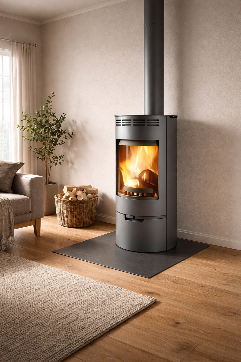 Thorma Andorra II braskamin – detalj