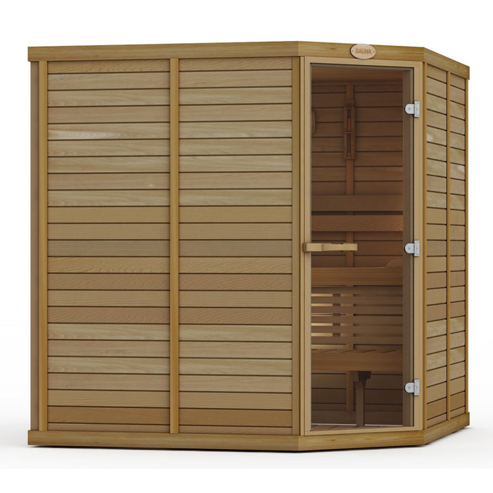 SAWO Indoor Sauna Standard Cedar Corner
