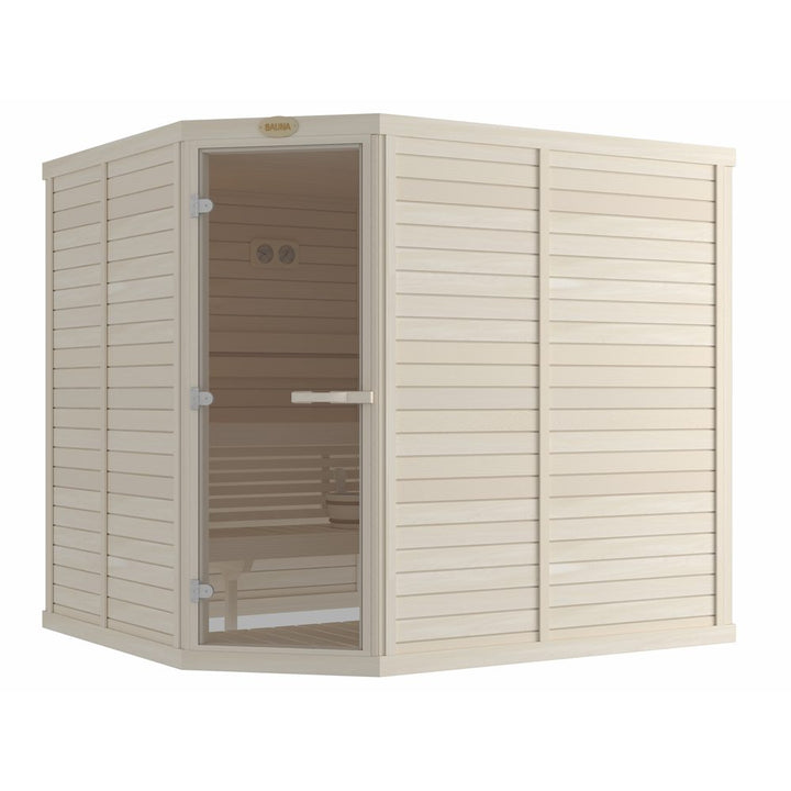 SAWO Indoor Sauna Standard Aspen corner