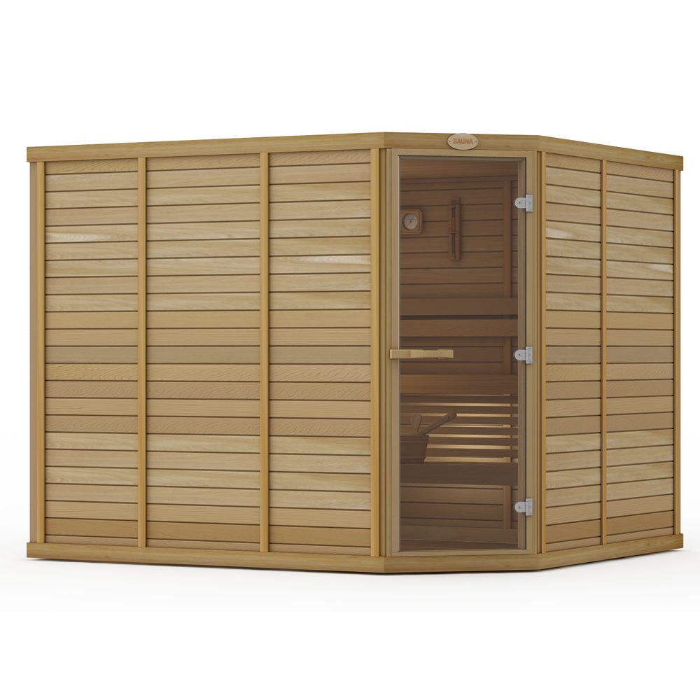 SAWO Indoor Sauna Standard Cedar Corner