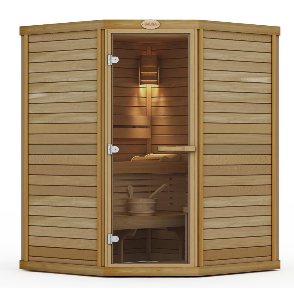 SAWO Indoor Sauna Standard Cedar Corner