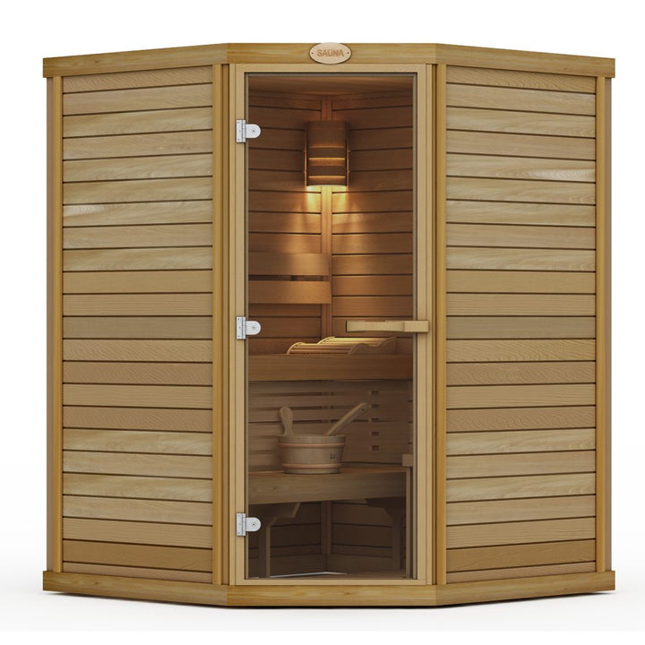 SAWO Indoor Sauna Standard Cedar Corner