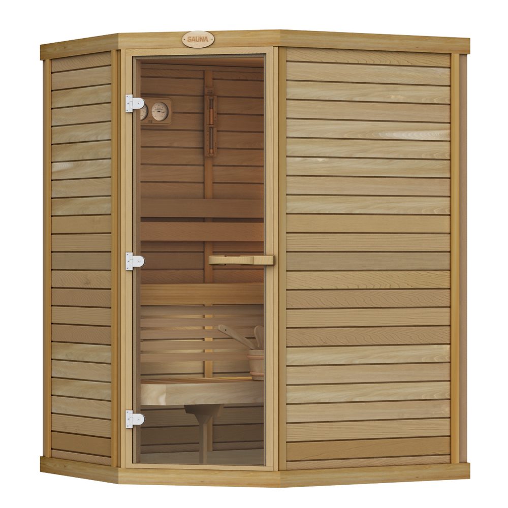 SAWO Indoor Sauna Standard Cedar Corner