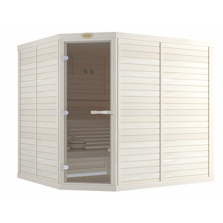 SAWO Indoor Sauna Standard Aspen corner