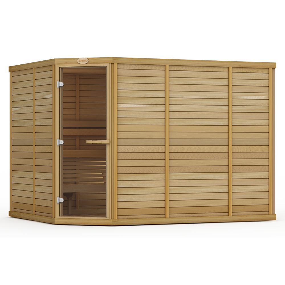 SAWO Indoor Sauna Standard Cedar Corner