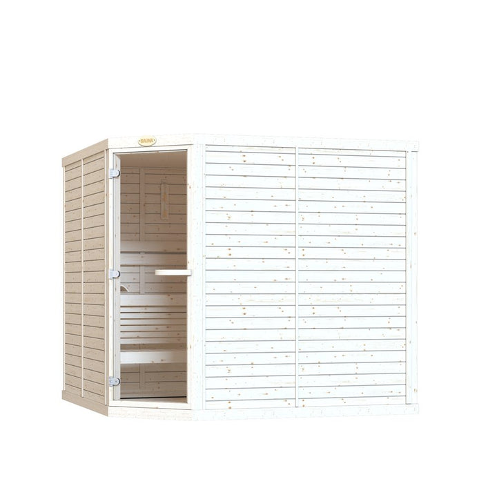 SAWO Indoor Sauna Standard Spruce Corner