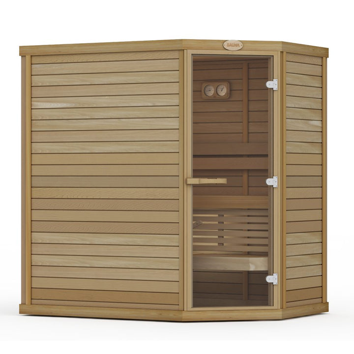 SAWO Indoor Sauna Standard Cedar Corner
