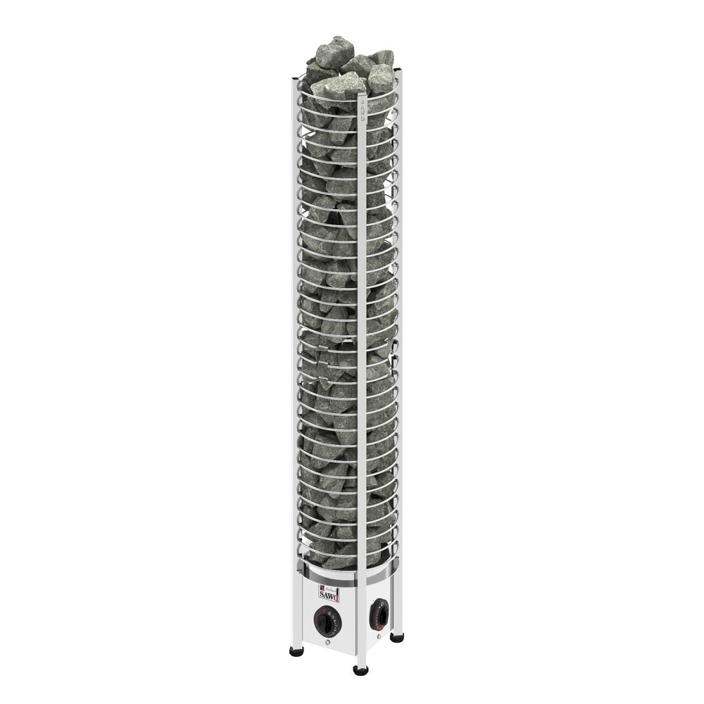SAWO Electric Sauna Heater Tower Round 3P-1P