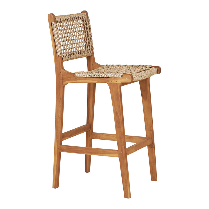 House Nordic Derby counterstol teak/natur 45 × 50 × 94 cm