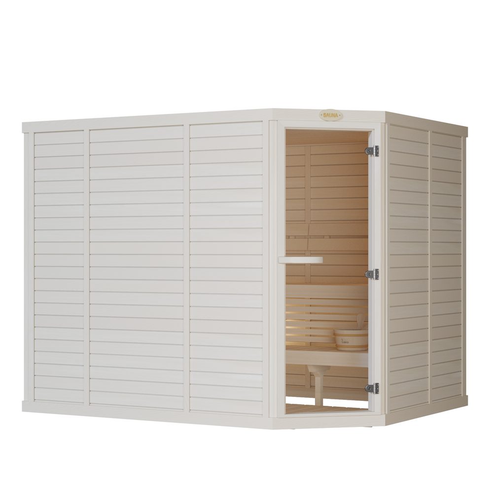 SAWO Indoor Sauna Standard Aspen corner