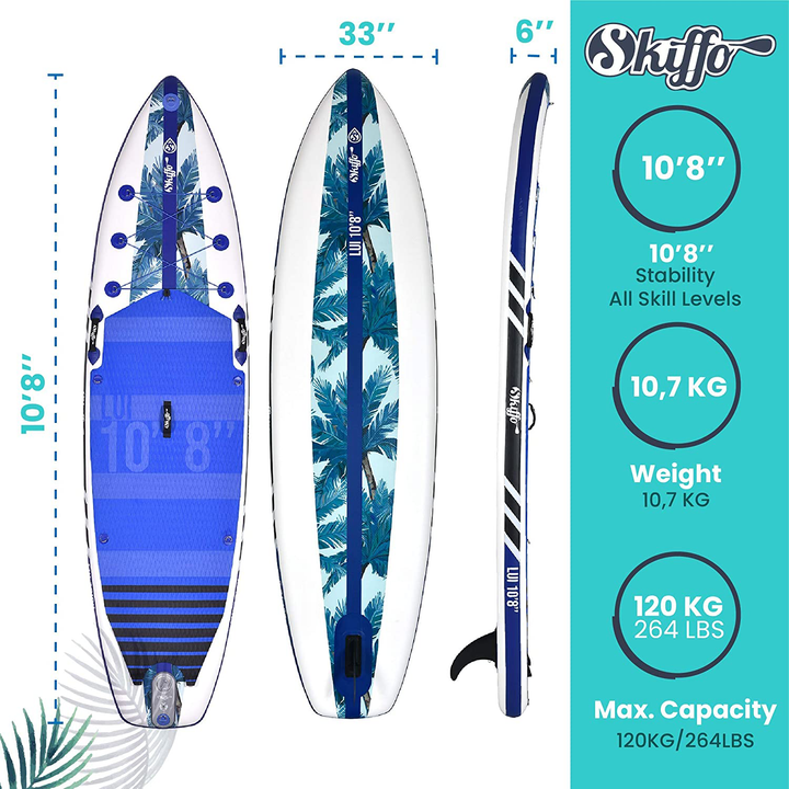 Skiffo LUI 10’8” – uppblåsbar SUP med extra hög styvhet