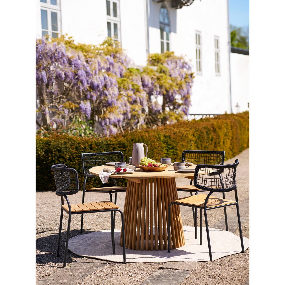 House Nordic Lorca matbord teak natur Ø120 cm