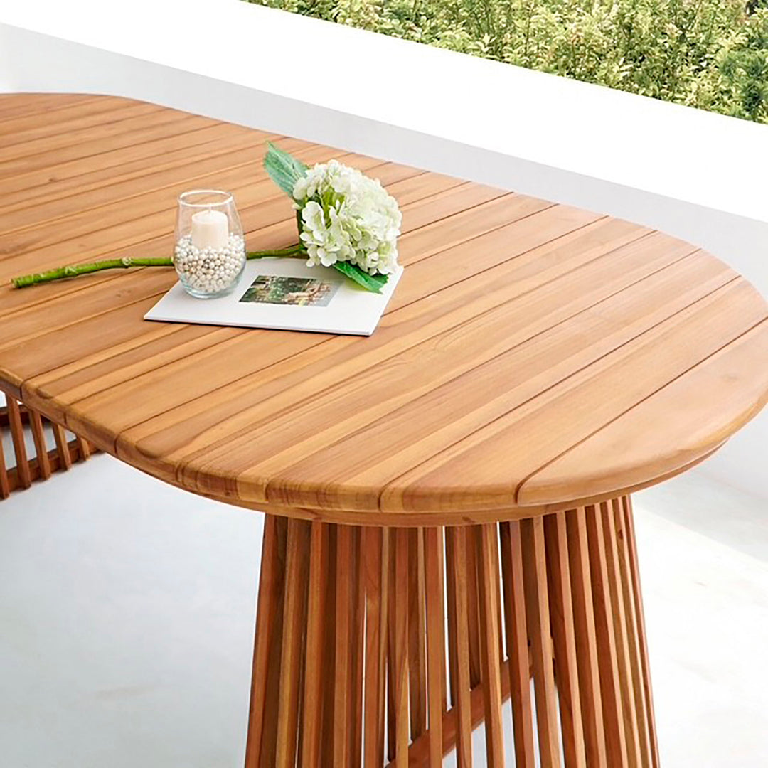 House Nordic Berja utomhusmatbord 200 × 90 cm i teak