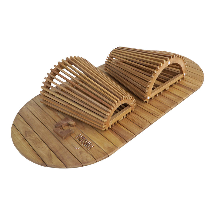 House Nordic Berja utomhusmatbord 200 × 100 cm i teak