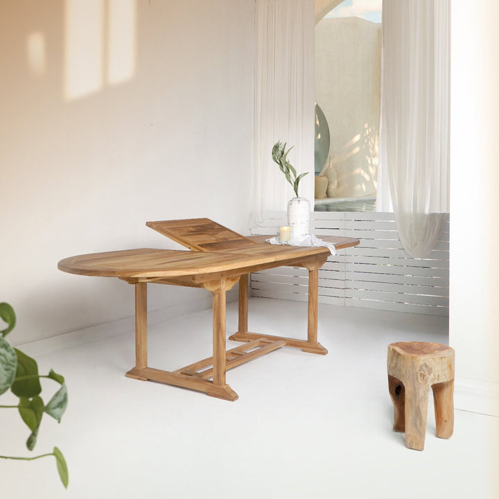 House Nordic Salamanca förlängningsbart utomhusmatbord i teak