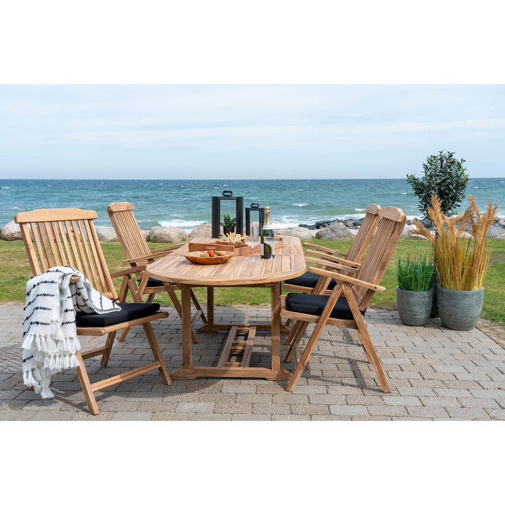 House Nordic Salamanca förlängningsbart utomhusmatbord i teak
