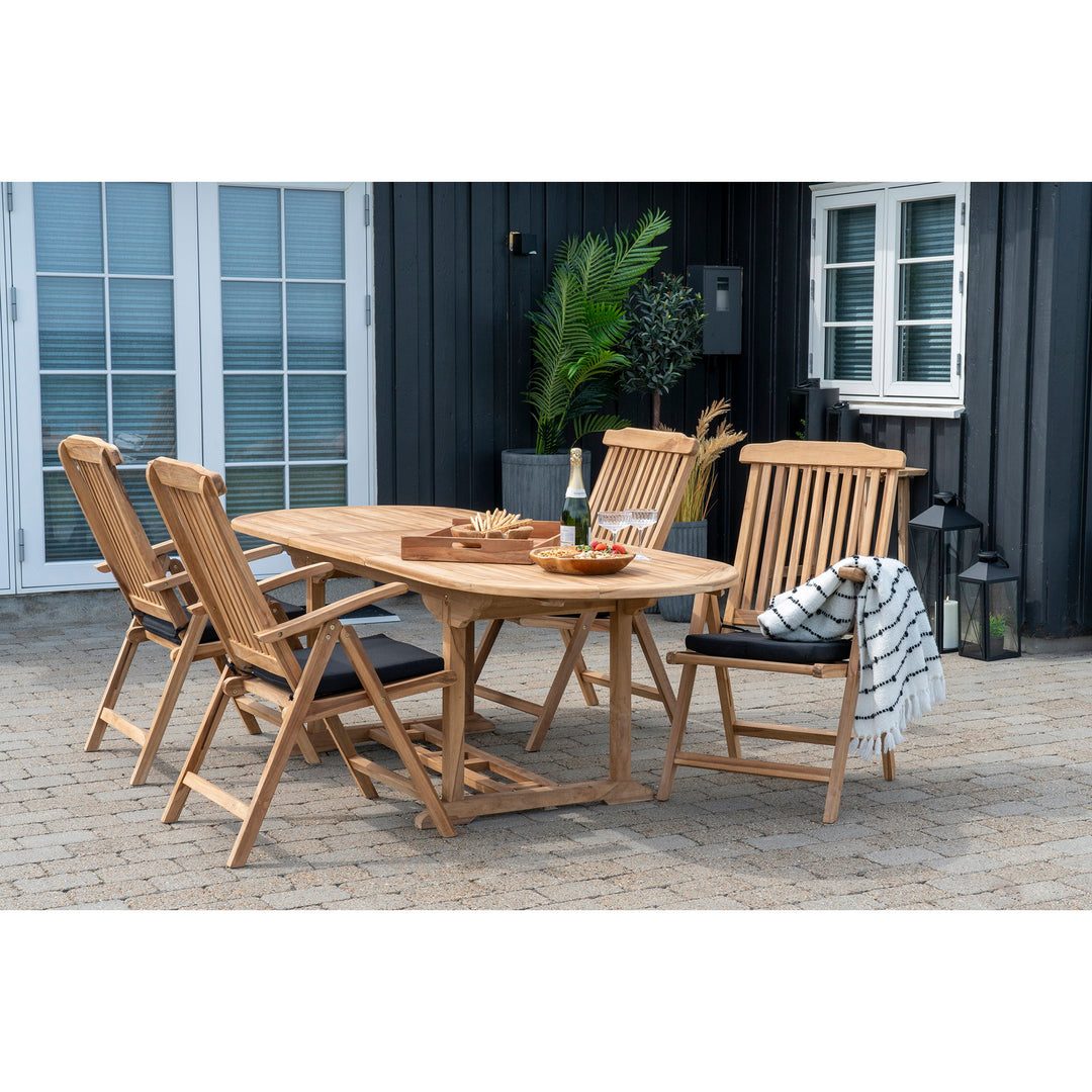 House Nordic Salamanca förlängningsbart utomhusmatbord i teak