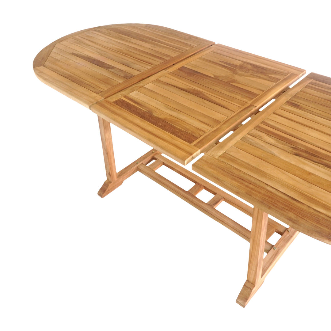 House Nordic Salamanca förlängningsbart utomhusmatbord i teak
