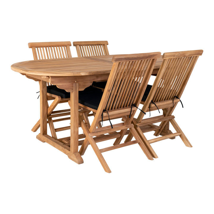House Nordic Salamanca förlängningsbart utomhusmatbord i teak