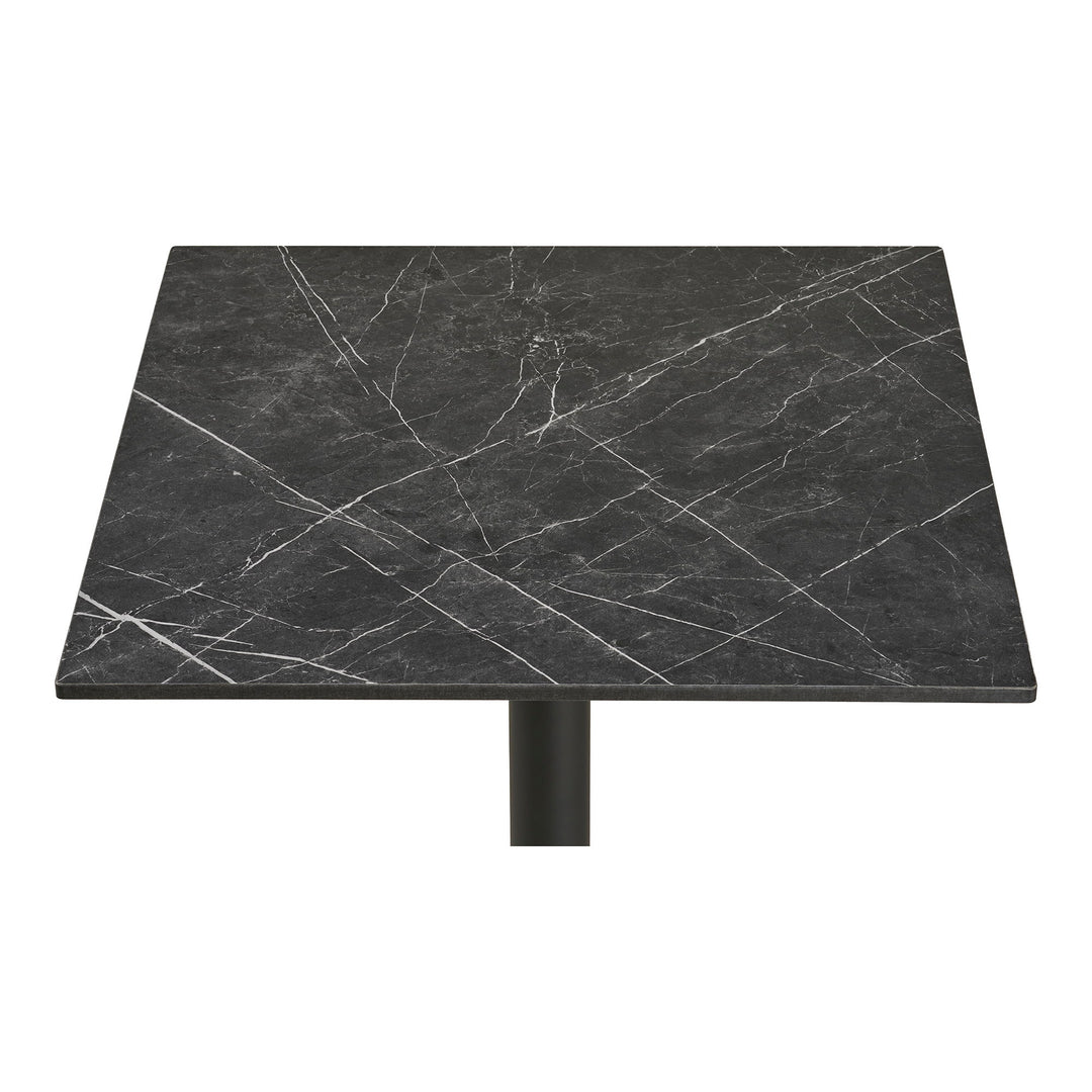 House Nordic Bistro cafébord mörkgrå/svart 60 × 60 cm