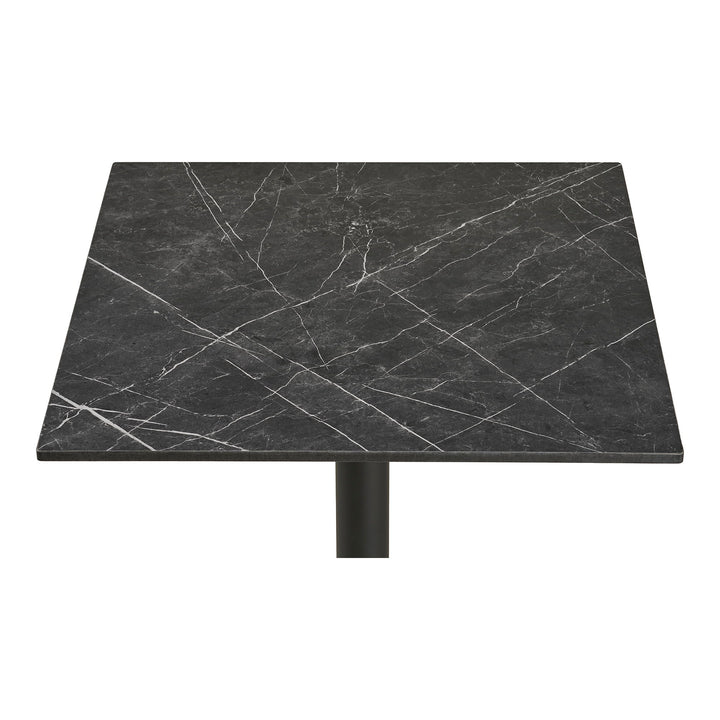 House Nordic Bistro cafébord mörkgrå/svart 60 × 60 cm