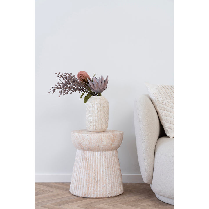House Nordic Bonn sidobord natur Ø37 cm