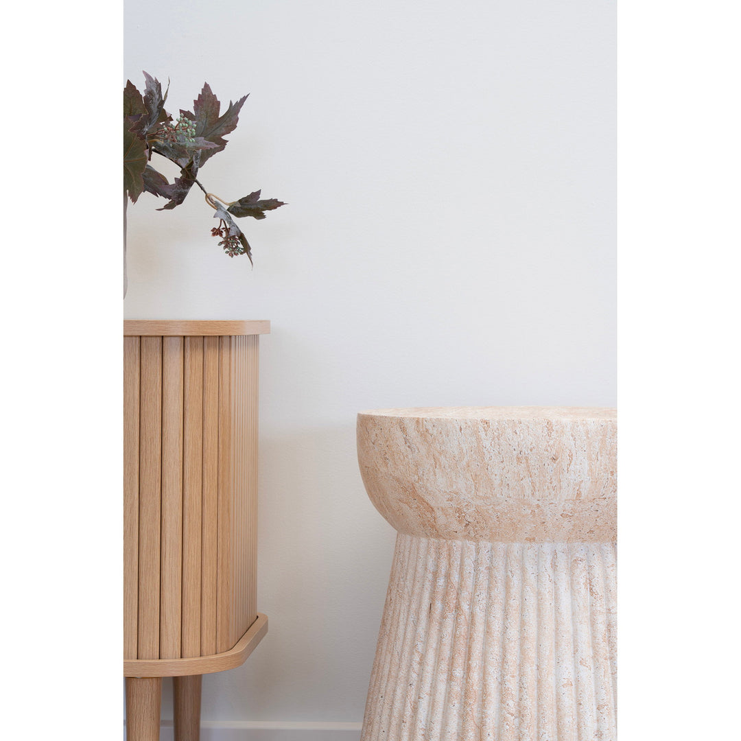 House Nordic Bonn sidobord natur Ø37 cm