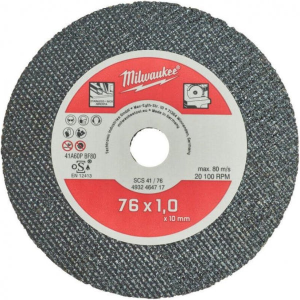 Milwaukee Skärskiva 76x10mm 5-pack