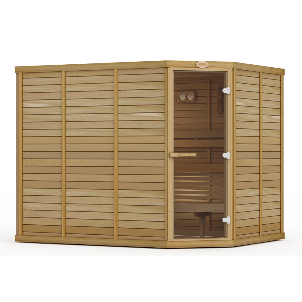 SAWO Indoor Sauna Standard Cedar Corner