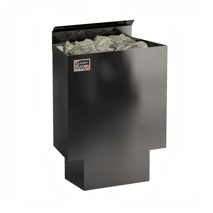 SAWO Elektrisk Saunaovn Rustfrit Stål Nordex Mini Sort 3P-1P