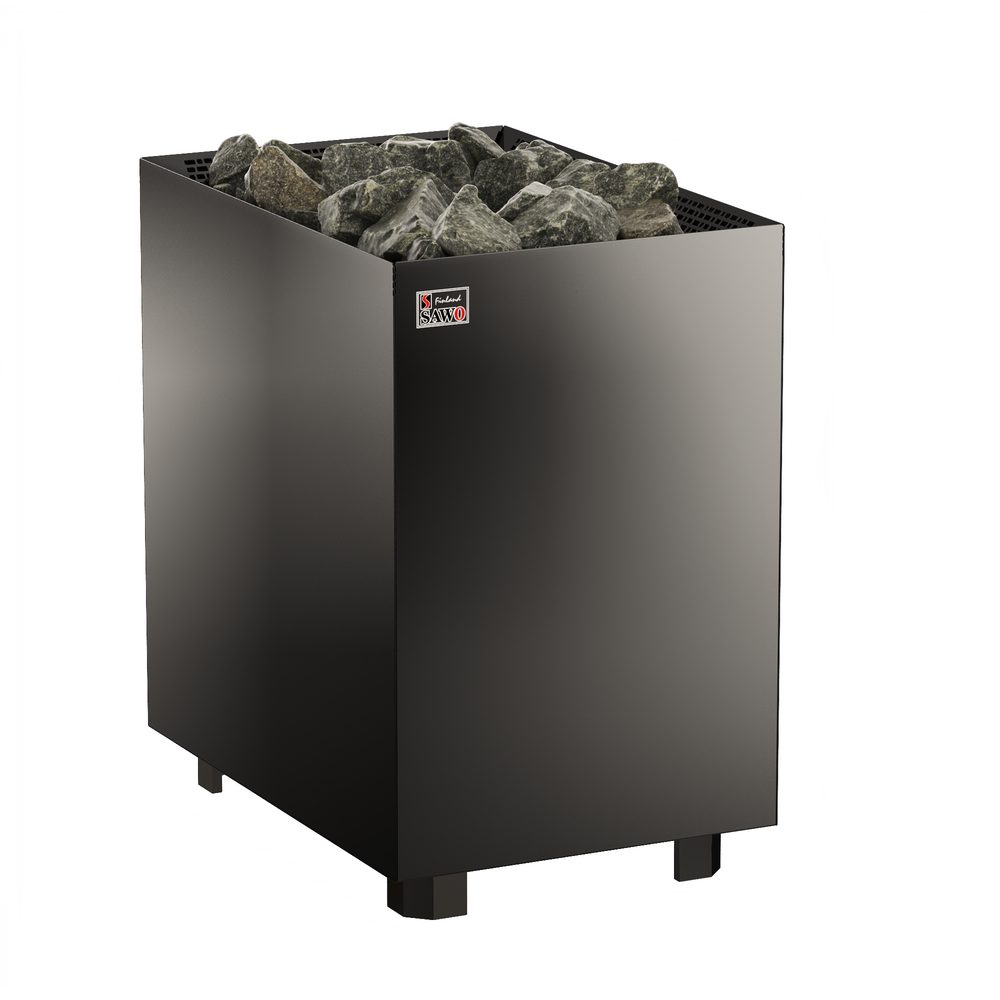 SAWO Electric Sauna Heater Stainless Steel Nordex Floor Standing Black NS 3P