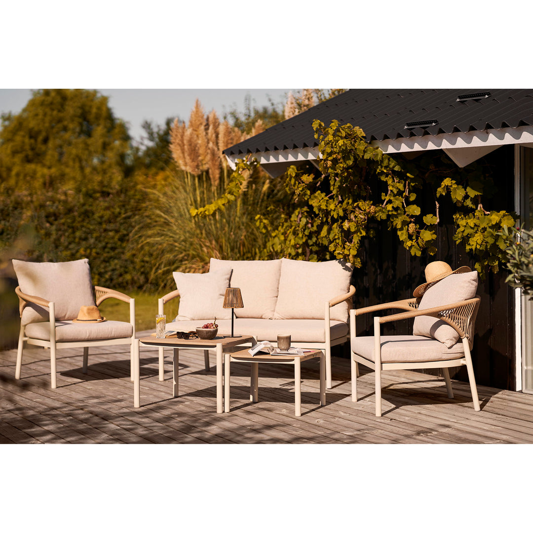 House Nordic Abela loungeset – sand/natur